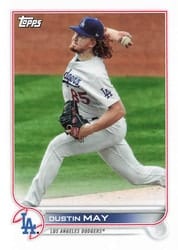 2022 Topps Mini Base Set Dustin May #US7 card