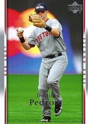 2007 Upper Deck Base Set Dustin Pedroia #69 card