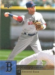 2009 Upper Deck Base Set Dustin Pedroia #49 card