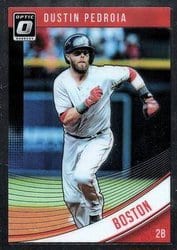 2018 Donruss Optic Base Set Dustin Pedroia #72 card