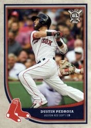 2018 Topps Big League Base Set Dustin Pedroia #148 card
