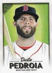 2018 Topps Gallery Base Set Dustin Pedroia #29 card