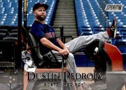 2019 Stadium Club Base Set Dustin Pedroia #63 card