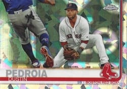 2019 Topps Chrome Sapphire Edition Base Set Dustin Pedroia #440 card