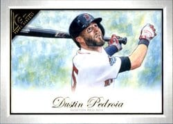 2019 Topps Gallery Base Set Dustin Pedroia #141 card