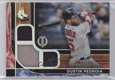 2022 Topps Tribute Triple Relics Dustin Pedroia #TTR-DP card