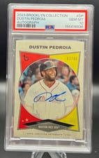 2023 Topps Brooklyn Collection Autographs Dustin Pedroia #AC-DP card