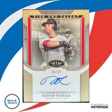 2024 Topps Tier One Talent Autographs Dustin Pedroia #T1TA-DP card