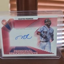 2025 Topps Pristine Personal Endorsements Autographs Dustin Pedroia #PPEA-DP card