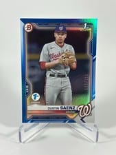 2021 Bowman Draft 1st Edition Dustin Saenz #BD-14 card