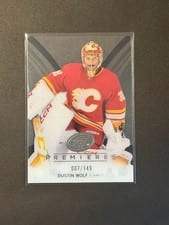 2023-24 Upper Deck Ice Ice Premieres 2013-14 Retro Dustin Wolf #2013-DW card
