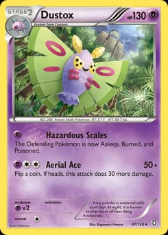2012 Dragons Exalted Dustox #47 card