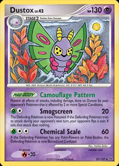 Platinum Dustox #25 card