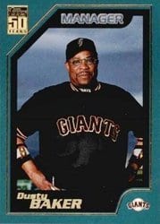 2001 Topps Base Set Dusty Baker #351 card