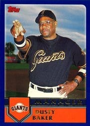 2003 Topps Base Set Dusty Baker #286 card