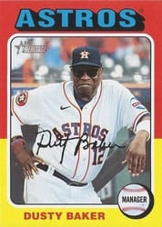 2024 Topps Heritage Base Set Dusty Baker #283 card