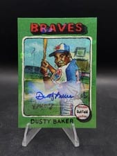 2025 Topps Shoebox Treasures Base Autographs Dusty Baker #56A card