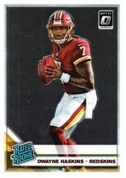 2019 Donruss Optic Base Set Dwayne Haskins #151 card