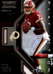 2019 Panini Playbook Play Action Dwayne Haskins #4 card
