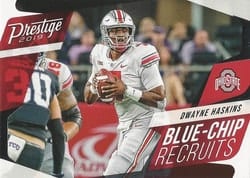 2019 Panini Prestige Blue Chip Recruits Dwayne Haskins #BC-KH card