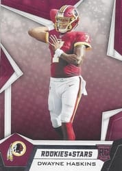 2019 Panini Rookies & Stars Base Set Dwayne Haskins #125 card