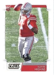 2019 Score Base Set Dwayne Haskins #332 card