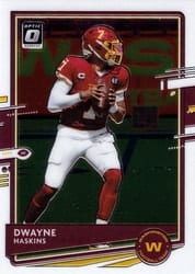 2020 Donruss Optic Base Set Dwayne Haskins #98 card