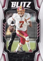 2020 Panini Playbook Blitz Dwayne Haskins #BLITZ-25 card