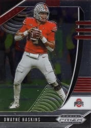 2020 Panini Prizm Draft Picks Base Set Dwayne Haskins #42 card