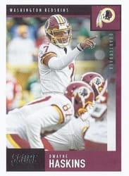 2020 Score Base Set Dwayne Haskins #197 card