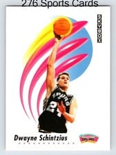 1991-92 SkyBox Base Set Dwayne Schintzius #262 card