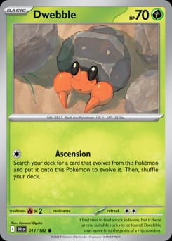 Destined Rivals Dwebble #11 card
