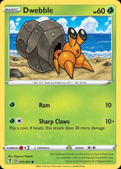 Evolving Skies Dwebble #11 card