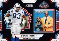 2025 Score Men of Canton Dwight Freeney #5 card