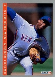 1993 Fleer Base Set Dwight Gooden #474 card