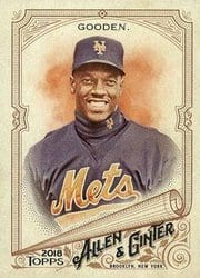 2018 Topps Allen & Ginter Base Set Dwight Gooden #346 card