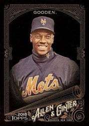 2018 Topps Allen & Ginter X Base Set Dwight Gooden #346 card