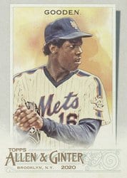 2020 Topps Allen & Ginter Base Set Dwight Gooden #314 card