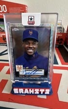 2021 Topps Chrome Platinum Anniversary Autographs Dwight Gooden #PA-DG card