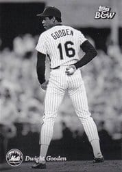 2023 Topps Black & White Base Set Dwight Gooden #63 card