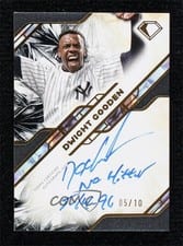 2025 Topps Diamond Icons Iconic Firsts Inscription Autographs Dwight Gooden #IFA-DG card