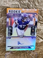 2024 Panini Contenders Optic Rookie Ticket Autographs Dwight McGlothern #170 card