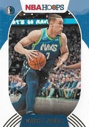 2020-21 Hoops Winter Base Set Dwight Powell #40 card