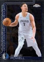 2025-26 Topps Chrome Base Set Dwight Powell #223 card