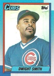 1990 Topps Base Set Dwight Smith #311 card