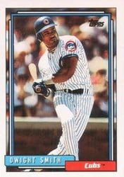 1992 Topps Base Set Dwight Smith #168 card