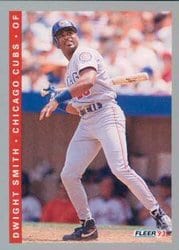 1993 Fleer Base Set Dwight Smith #384 card