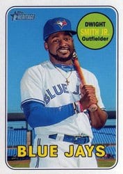 2018 Topps Heritage Base Set Dwight Smith Jr. #646 card