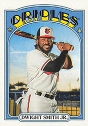 2021 Topps Heritage Base Set Dwight Smith Jr. #414 card