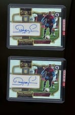 2022 Panini Select Premier League Pitchside Signatures Dwight Yorke #PS-DY card